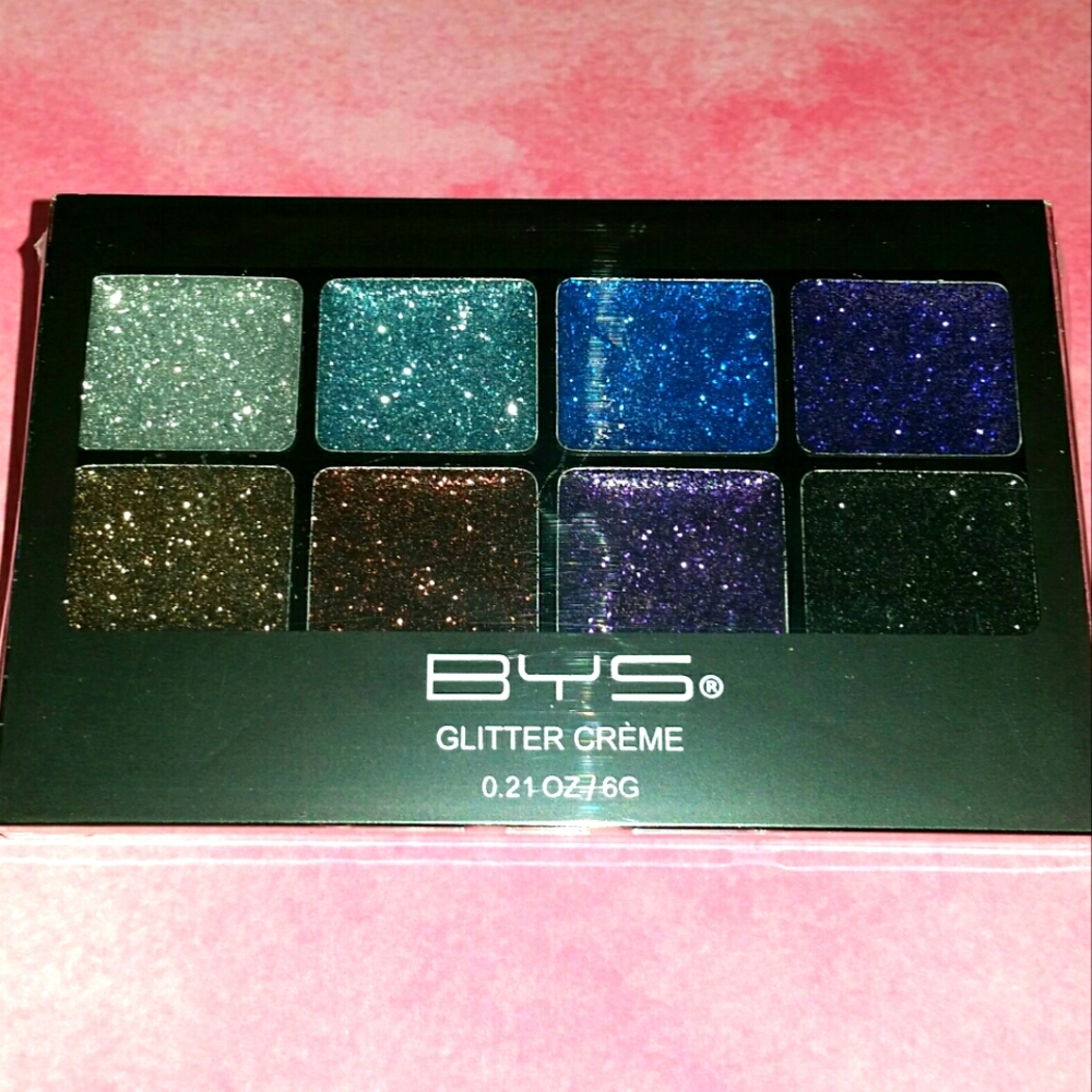 BYS Glitter Gel Makeup 8 Palette - Boogie Nights
